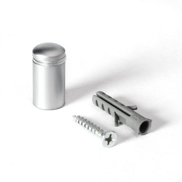 Outwater Round Standoffs, 3/4 in Bd L, Chrome, 1/2 in OD 3P1.56.00209